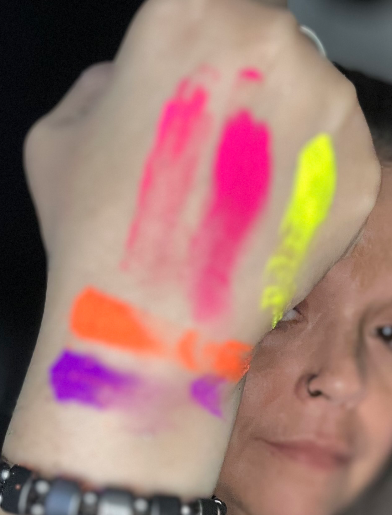 Neon Pigment Stacks