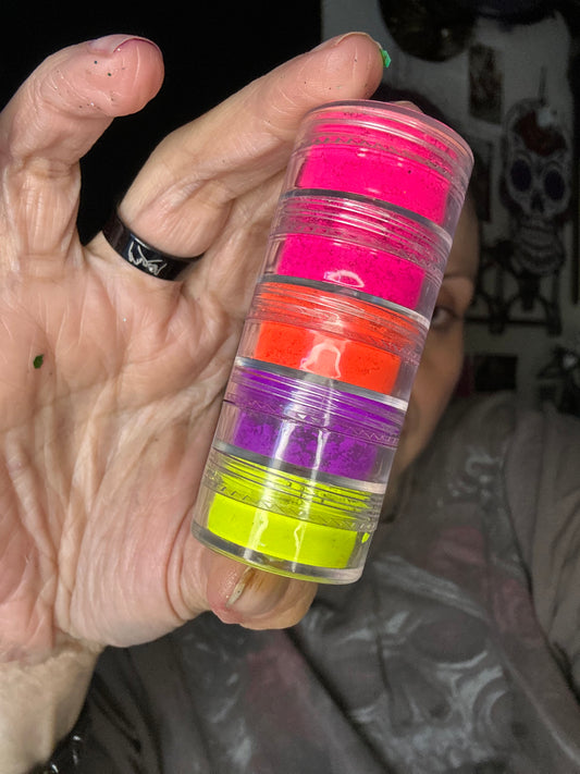 Neon Pigment Stacks