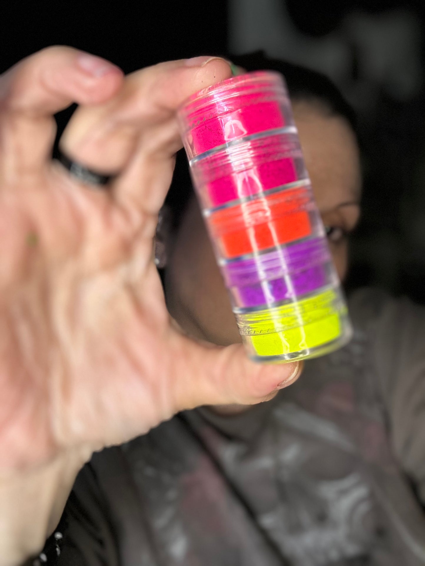 Neon Pigment Stacks